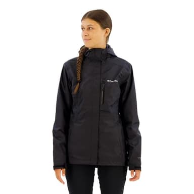 Columbia Pouring Adventure Jacket, Veste De Pluie Imperméable Femme, Black, Taille M
