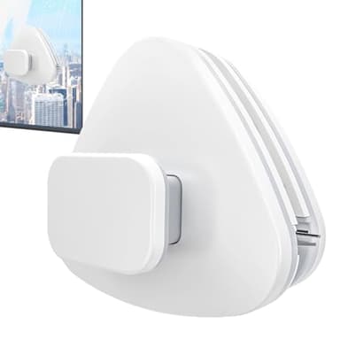 Nettoyant pour vitres magnétique, nettoyant pour vitres Double Face, Nettoyeur de vitres de Voiture magnétique de Pare-Brise réglable Double Face, Brosse d'essuie-Glace Triangulaire pour