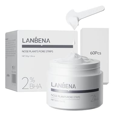 LANBENA Blackhead Remover - Masque pour le nez et le visage, Kit d'élimination de la tête noire avec LANBENA - 1.05oz
