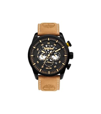 Timberland Montre à Quartz analogique pour Homme avec Bracelet en Cuir TDWGF2100602