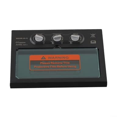 Écran LCD DIN9-13 pour casque de soudage à énergie solaire - Protection avec protection contre les rayons UV - 110 x 90 mm - Équipement de sécurité professionnel