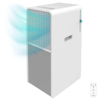 Cecotec Climatiseur Portable ForceClima 9150 Style. 9000 BTU, Surface de 16 m², Écran LED, 4 Modes et 2 Vitesses, Minuterie, Roues Multidirectionnelles 360º