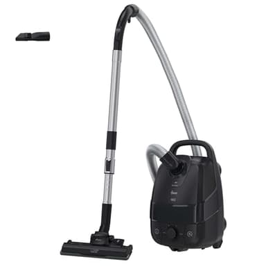Hoover HE2 Home Aspirateur traineaux avec Sac Silencieux Puissant Compact 850W, Rayon d'action XL10m, Brosse Tous Sols, Filtre EPA Lavable, Capacité 3,5L, Accessoire 2en1, Vidage Facile, HE2Z10A