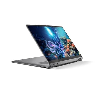 Lenovo Yoga 7 2-en-1 14ILL10 - Ordinateur Portable Copilot + 14'' WUXGA OLED Tactile (Intel Ultra 5 226V, RAM 16Go, SSD 512Go, Graphique Intel Arc, Windows 11H) Clavier rétroéclairé AZERTY - Gris