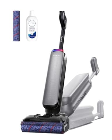 Tineco Floor One S7 Artist Aspirateur Laveur, Aspirateur Balai sans Fil, Aspiration Puissante 22 kPa, Nettoyage Deux Bords, 50 Min d'autonomie, s'aplatit à 180°, Flashdry à 85°C, Anti-Tangle-Design