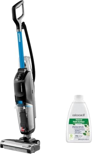 Bissell CrossWave HF2, Aspirateur Balai Laveur à Câble, Aspire & Lave en Même Temps, Nettoyeur Eau et Poussière Léger & Puissant, Aspirateur Balai Sec et Humide, Seulement pour Sols Durs, 3845N