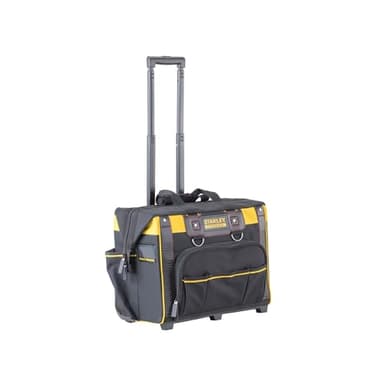 STANLEY Fmst1-80148 Gamme FATMAX Sac À Outils Avec Roulettes - 50 X 36X 41Cm - Large Capacité -Multiples Poches - Deux Roues - Poignée Télescopique