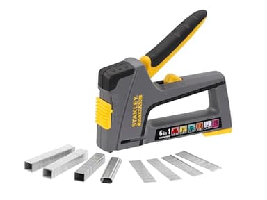 STANLEY Fmht6-70868 Tr75 Agrafeuse 6-en-1 Gamme FATMAX - Compacte - Chargement des Agrafes Facile - Corps Abs Renforce - Intensité Variable - Poignée Soft Grip - Acceptes 6 Formats d'Agrafes