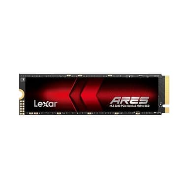 Lexar ARES SSD 512Go M.2 2280 PCIe Gen4x4 NVMe Interne – Jusqu'à 7 200 Mo/s en Lecture, SSD pour PS5, PC, Laptop, Gamers, Créateurs, Professionnels