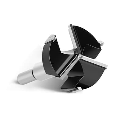 Foret Forstner 45 mm en bois, foret à bois avec queue droite, foret Forstner pour bois, panneaux de particules, panneaux de fibres