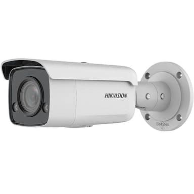 Hikvision - Caméra IP PoE extérieure Balle 4K Ultra HD Professionnel 4mm ColorVu Hikvision AcuSense Blanc LED Apprentissage en Profondeur - DS-2CD2T87G2-L(4mm)