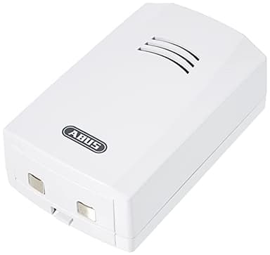 ABUS HSWM10000 Détecteur d'eau - avertit en Cas de dégâts des eaux dans la Cuisine, la Salle de Bain, la Cave - Alarme d'eau puissante de 85 DB - Pile remplaçable Blanc