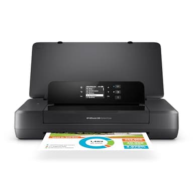 HP OfficeJet 200 Mobile Couleur 4800 x 1200dpi A4 WiFi Noir - Imprimante d'Encre (PCL 3, 50/60 Hz, Papier Satiné, Normal, Recyclé, USB 2.0, LAN Sans Fil)