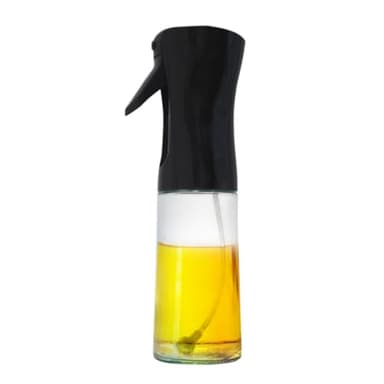 Pulvérisation à l’huile NERTHUS FIH 1572 200 ml de verre avec diffuseur fin, dosage uniforme, idéal pour la friteuse à air et la cuisson saine