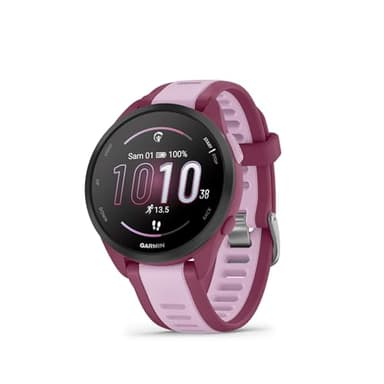 Garmin Forerunner 165, Music - Montre GPS connectée de Running avec écran AMOLED – Prune/Lilas