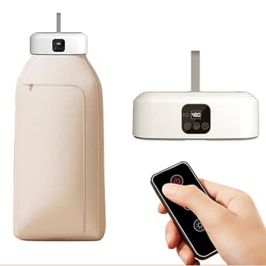 xixibuy Home Portable électrique Séchoir, Smart portable clothes dryer, Séchoir à Linge electrique portable, Seche linge pliable avec Réglage de L'heure[Classe énergétique A](600W-EU plug)