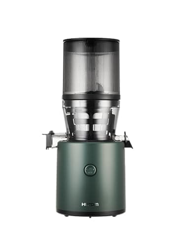 Hurom H320N nouveau presse-agrumes lent combiné à une méga trémie intelligente-sans BPA-Fruits-Légumes (Vert profond)