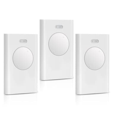 Lot de 3 télécommandes universelles FAAC 433 MHz pour portail et garage, télécommande 2 canaux compatible avec FAAC, remplacement pour modèles FAAC 433, programmation facile, distance jusqu'à 50m