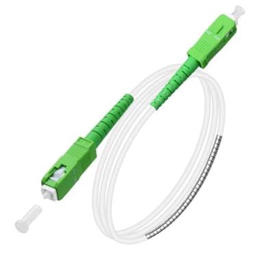 Speedoptic - Câble Fibre Optique Orange SFR Bouygues - SC/APC vers SC/APC - Rallonge Jarretiere (5 mètres)