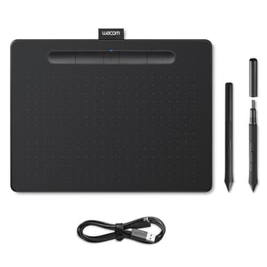 Wacom Tablette créative à stylet, Noir, Medium