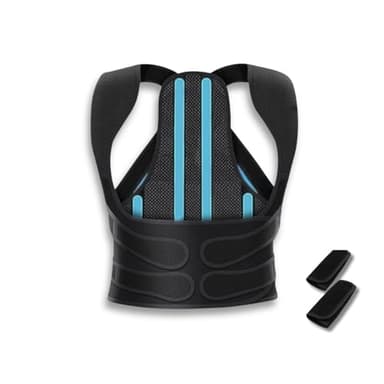 NP'MEDICAL ® Correcteur de posture homme et femme | Redresseur de dos avec ceinture lombaire dorsale | Soulage les douleurs et redresse dos | Orthèse maintien du dos, du cou et des épaules (M)