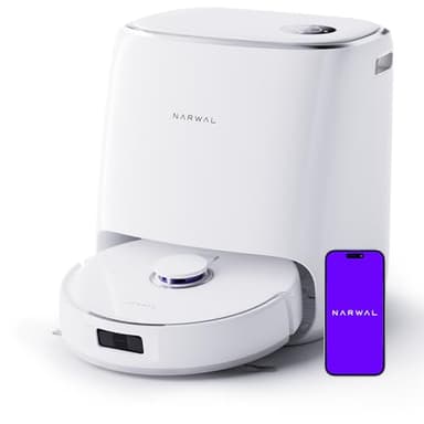 NARWAL Freo X Ultra Robot Aspirateur Laveur, Nettoyage Intelligent, 8200 PA, Zéro-Enchevêtrement, Technologie DirtSense™, Station d'accueil Tout-en-Un, Traitement Autonome de la Poussière