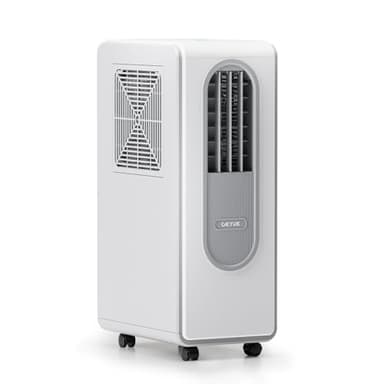 Climatiseur Mobile sans évacuation 3 en 1 : climatiseur, déshumidificateur, ventilateur - Économie d'énergie de 150 W pour cuisine, salon et chambre jusqu'à 88 m³ (33 m²), mobile
