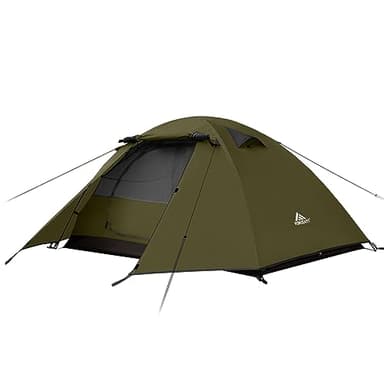 Forceatt Tente 2 Personnes Camping, 4 Saison Imperméable Anti UV, Tente Ultra Legere Facile Dôme Double Couchepour Pique-Nique, Randonnée, Trekking, Camping