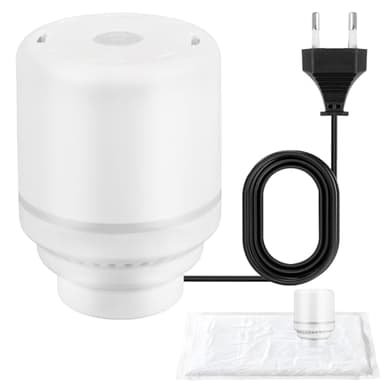 Pompe à vide électrique portable pour sacs sous vide pour vêtements, Mini Aspirateur 220V 30W 4,0 kPa forte puissance d'aspiration pour Voyage Camping