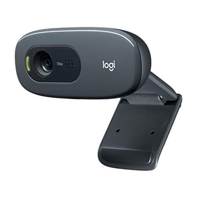 Logitech C270 Webcam Streaming HD, 720p/30ips, Appel Vidéo HD Large Champ de Vision, Correction de la Lumière, Micro Antiparasites, Skype, FaceTime, Camera PC/Mac/Portable/Tablette/Chromebook