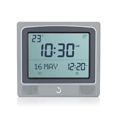 ALFAJR, Horloge de prière islamique Azan Athan automatique murale carrée et table CW-15