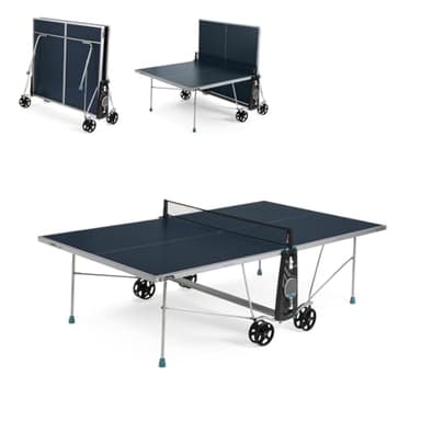CORNILLEAU - Table de ping Pong d'extérieur 100X Outdoor - Loisir de Jardin - Agrément FFTT - Bleu