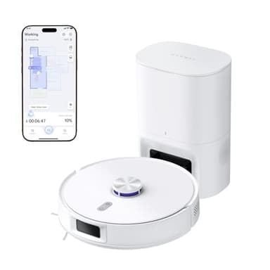 NARWAL Freo S Robot Aspirateur Laveur, 8000 Pa, Pression de Nettoyage 8 Newton, Autovidage 180 Jours, Navigation LDS, Cartographie 3D, Contrôle par Application, pour Moquettes/Poils d'animaux