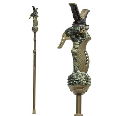 PRIMOS Bâton de déclenchement de Chasse GEN3 – Support de tir Camouflage vérité, réglable de 83,8 à 165,1 cm