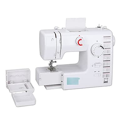 Machine À Coudre, Machine À Coudre Domestique, Machine À Coudre Robuste À 59 Points À 2 Vitesses, Lumière de Couture Menée, Meilleure Machine À Coudre pour Débutants