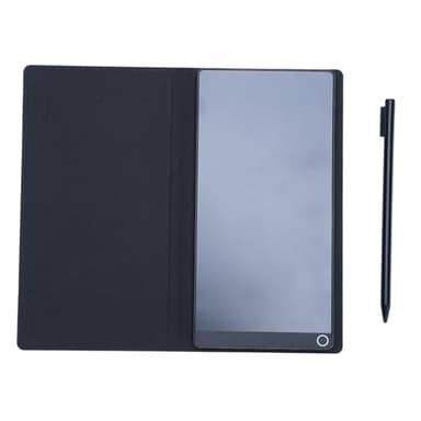 Tablette D'écriture LCD, Bloc-Notes Numérique Plein écran de 6,5 Pouces pour Enfants et Adultes, Bloc-Notes Effaçable avec Stylo et Couverture en Cuir pour Dessiner, Rédiger,
