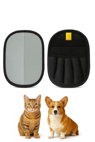 ZenithyrEn Gant Anti Poils Animaux, Lot De 2, Design Épaissi À Forte Adhérence Électrostatique, Gant pour Poils De Chat Et Chien, Pet Hair Remover