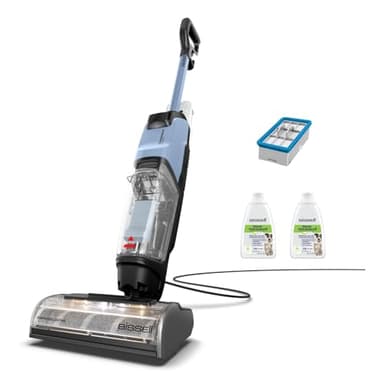 BISSELL CrossWave® EdgeFind, Aspirateur laveur Nettoyage puissant des saletés d'animaux de compagnie, Aspirateur humide avec technologie ZeroGap™, Aspiration et/ou lavage, Multi-surfaces, 4159N