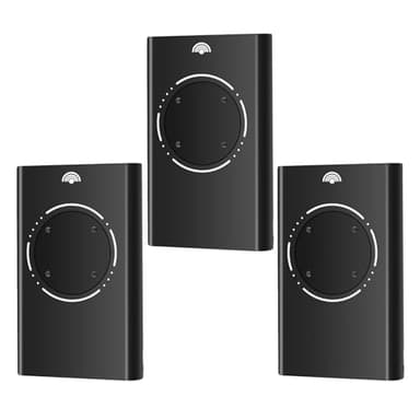 Émetteurs de portail 868 MHz à 4 canaux – Compatibles avec les modèles XT4 868 SLH LR, XT2 868 SLH LR, XT4/XT2 868 SLH - Noir (3)