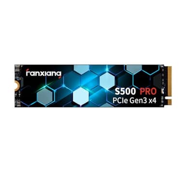 fanxiang SSD NVMe 512Go SSD M.2 PCIe Gen 3x4 2280 Disque SSD Interne 512Go, Jusqu'à 3500Mo/s en Lecture, 2800Mo/s en Écriture, Compatible avec Notebook, Desktop, PC(S500Pro)