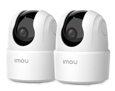 Imou 2K(3MP) Caméra Surveillance WiFi Intérieure Caméra 360° Connectée Smartphone avec Détection Humaine AI Suivi Intelligent Sirène Audio Bidirectionnel Compatible Alexa pour Bébé/Animaux (2 Pièces)