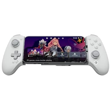 Manette de Jeu GameSir G8 Plus MFi pour iPhone 15/16/17/iPad Mini et Android, Manette de Jeu iPad avec Sticks/gâchettes à Effet Hall, Deux Boutons arrière, Genshin Impact, PUBG Mobile, Minecraft