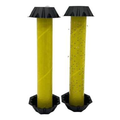 Repulseo® Piège à Mouches des Fruits ✯Made in UE✯, Anti Moucherons Intérieur, Attrape Moucherons Cuisine, Piege Moucherons et Mouchettes Fruits intérieur [Remède Naturel et sans Insecticide]