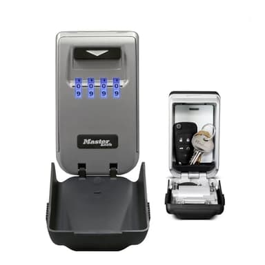 MASTER LOCK Boite à clés sécurisée rétroéclairée [Medium] [Fixation murale] - 5425EURD - Select Access Partagez vos clés en toute sécurité