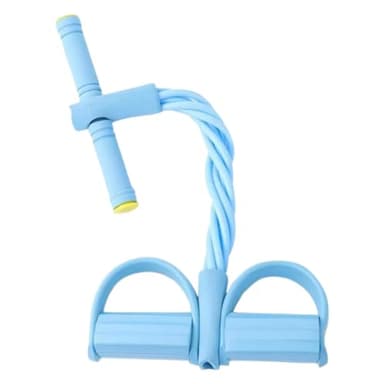 Bandes de Résistance Multifonction, Tubes Élastiques Latex avec Poignées/Pédales, pour Yoga/Fitness/Musculation, Abdominaux, Bras et Jambes, Maison/Bureau/Gymnase