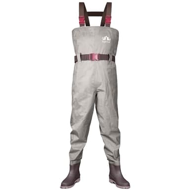 Night Cat Waders Pêche Homme：Cuissardes Peche Homme Waders Chasse Femme Imperméable Respirant avec PVC Bottes Taille EU 43