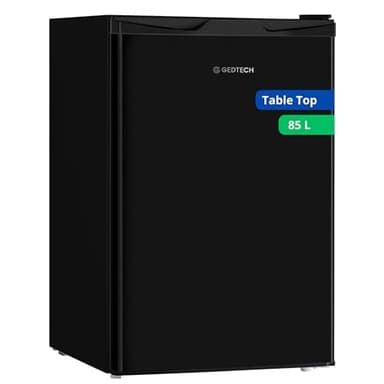 GEDTECH Réfrigerateur Table Top de 85L GTOP93BL avec compartiment congélation - Classe E
