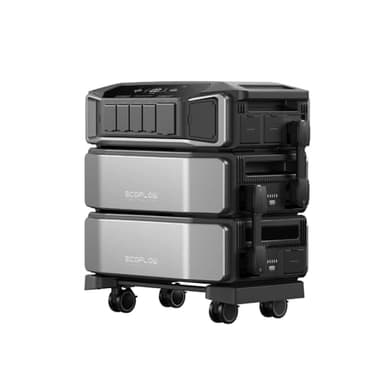 Station électrique portable EF ECOFLOW DELTA Pro Ultra avec 2 batteries de 12kWh, sortie CA de 6 900 W, batterie LFP extensible jusqu'à 30 kWh, charge de 80% en 73 min, générateur solaire