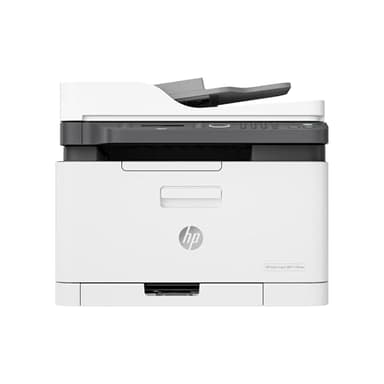 HP Color Laser MFP 179fnw, 4ZB97A, Imprimante multifonction couleur A4, copie, numérisation, ADF, fax, Wi-Fi, Ethernet, HP Smart, USB 2.0, 18 ppm en noir et blanc, 4 ppm en couleur, blanche