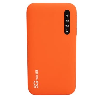 Goshyda Hotspot Mobile 5G, Modem Routeur WiFi 5G Portable avec Emplacement pour Carte SIM, Batterie 6100 MAh, 16 Appareils Connectés, Point D'accès de Poche pour Les Voyages d'affaires